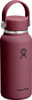 Rote Hydro Flask Flasche mit Hand-Logo und Aufschrift Hydro Flask.