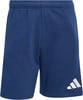 Herren dunkelblaue Adidas Shorts mit weißem Logo am Bein.