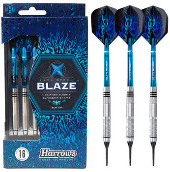 Harrows Blaze 3er-Set Soft Dartpfeile
