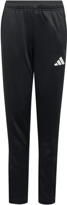 Schwarze Sporthose mit Adidas-Logo auf dem Oberschenkel.