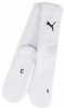 Zwei weiße Puma-Socken mit Logo und Größenangabe.