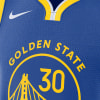 Blaues Trikot der Golden State Warriors mit der Nummer 30 und dem Nike-Logo.