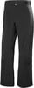 Schwarze Skihose mit Logo und Knopfverschluss.