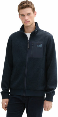 Tom Tailor TOM TAILOR Fleece Stand-Up fleece kabát