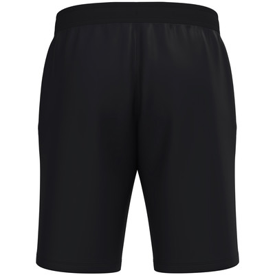 Schwarze Herrenshorts mit elastischem Bund.
