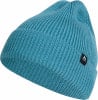 Blaue Rippstrickmütze mit McKinley-Logo an der Seite.