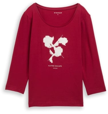 Tom Tailor Crew Neck FrontPrint női póló Tom Tailor Crew Neck FrontPrint női póló