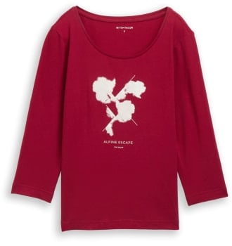 Tom Tailor Crew Neck FrontPrint női póló