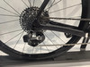 Detail des Mountainbike-Schaltwerks mit Kassette und Kette.