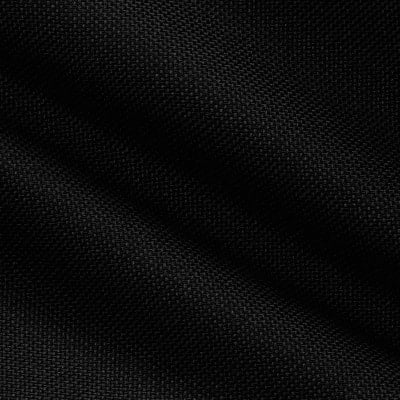 Schwarzer Stoff mit feiner Textur und weichen Falten.