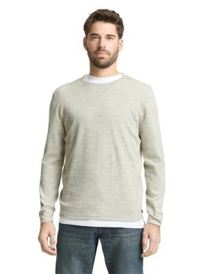 Tom Tailor Space Dye Knit férfi pulóver Tom Tailor Space Dye Knit férfi pulóver