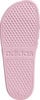 Rosa Adidas-Sohle mit Rautenmuster und Logo.