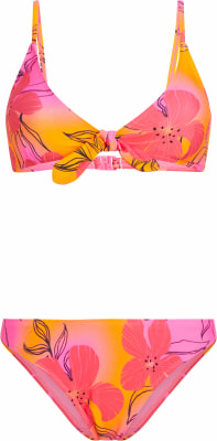 Firefly Milla Painted Flower Bustier Bikini-Set