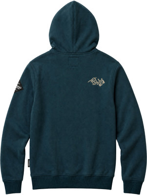 Grüner Herren Hoodie mit Kapuze und Rückenlogo. Grüner Herren Hoodie mit Kapuze und Rückenlogo.