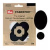 Schwarze Prym x Fabpatch Textilflicken für schnelle Reparaturen.