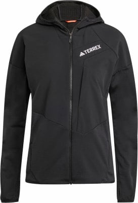 adidas Terrex Techrock CLIMAWARM+ Wind Fleecejacke mit Kapuze