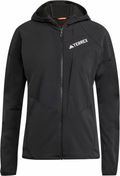 adidas Terrex Techrock CLIMAWARM+ Wind Fleecejacke mit Kapuze