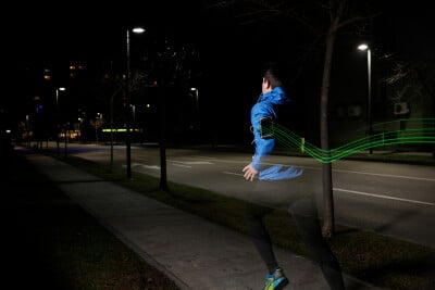 No Brand Wheel-Bee Night Hawk Running Armbag 8x LED-Light
