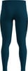 Dunkelblaue Leggings mit seitlichen Taschen und Logo am Bein.