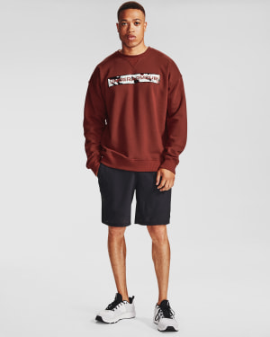 Rival Fleece Camo Oberteil mit Rundhalsausschnitt und Schriftzug