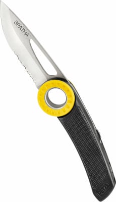 Petzl Spatha Messer mit Loch für Karabiner