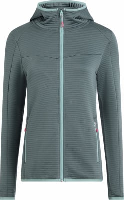 McKINLEY Aami II W Midlayer m. Kapuze 100%PES, Dry Plus