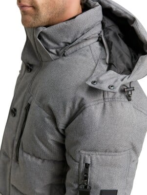 Tom Tailor Puffer Jacket férfi kapucnis kabát