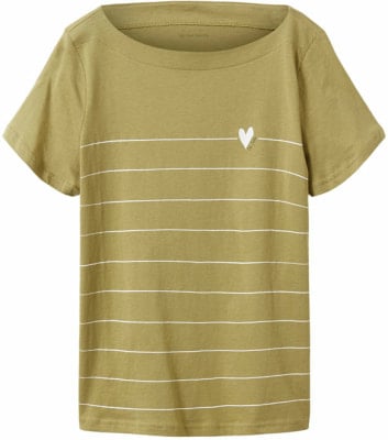 Tom Tailor Boat Neck Print női póló rövid ujjú Tom Tailor Boat Neck Print női póló rövid ujjú