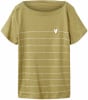 Tom Tailor Boat Neck Print női póló rövid ujjú