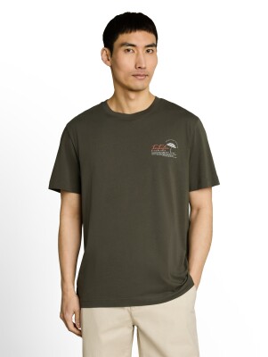 Tom Tailor Printed T-Shirt férfi póló