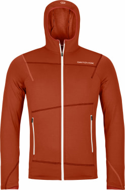 Fleecejacke mit Kapuze