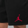 Fekete rövidnadrág piros Jumpman logóval.