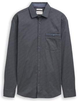 Tom Tailor TOM TAILOR Printed Stretch ffi. L/S póló
