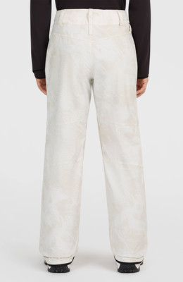 Damenhose in Beige mit dezentem Muster, gerader Schnitt. Damenhose in Beige mit dezentem Muster, gerader Schnitt.