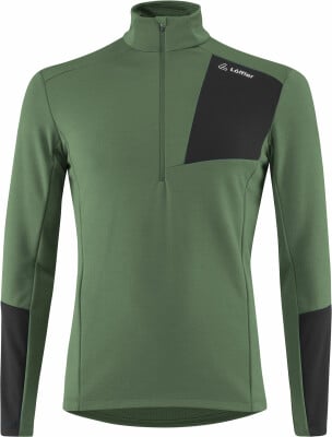Löffler Shirt mit Halfzip Slim Fit Tech-Merino