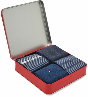 Tommy Hilfiger Sport TH Men Sock 4P Giftbox férfi zokni
