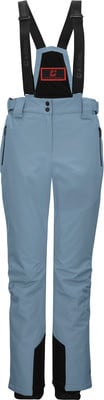 Blaue Skihose mit Latz und schwarzen Details, Marke Killtec.