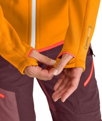 Ortovox Fleecejacke mit Kapuze